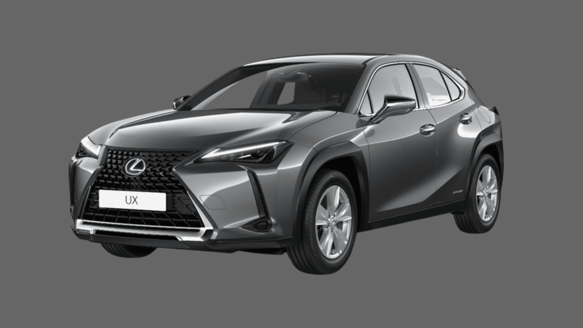 Lexus ux 250 sur fond gris